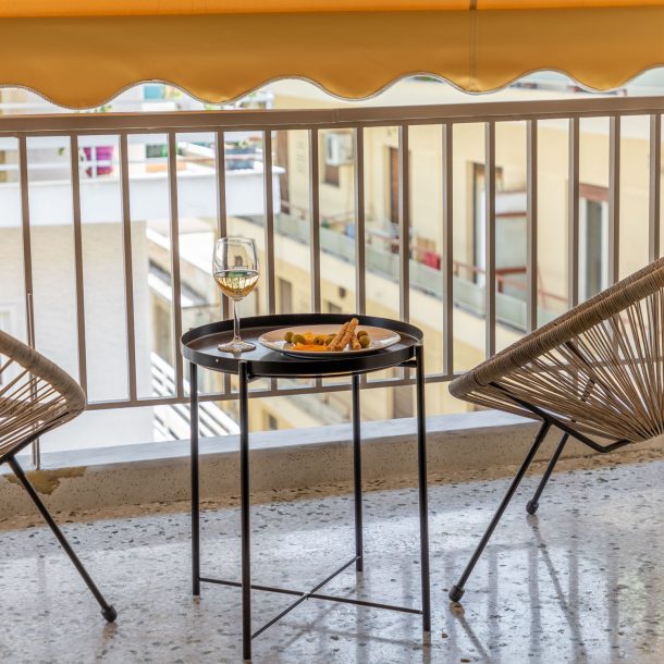 beehive apartments kipseli athens balcony