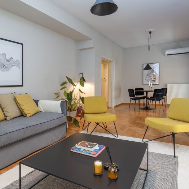 beehive apartments kipseli athens lounge room