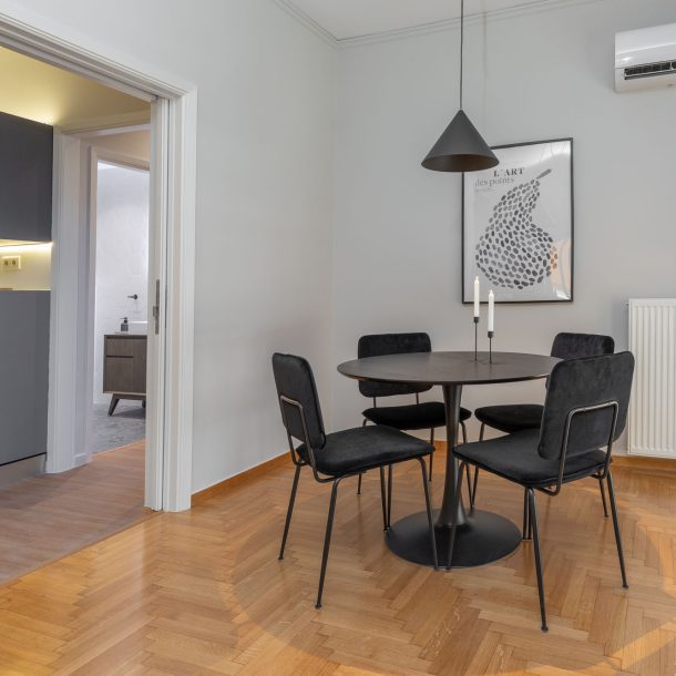 beehive apartments kipseli athens dining table