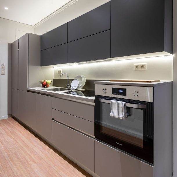 beehive apartments kipseli athens kitchen