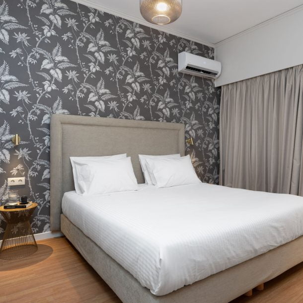 beehive apartments kipseli athens master bedroom