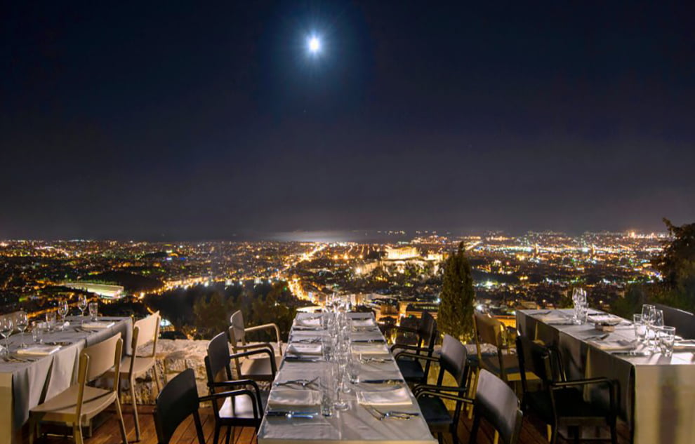 bee hive apartments dining in athens greece