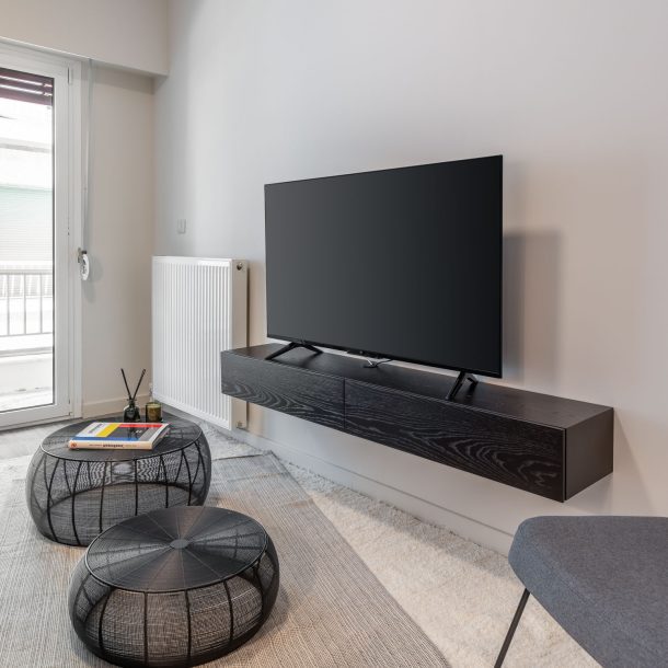 beehive apartments kipseli athens lounge area